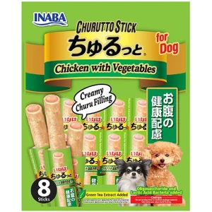 ชูหรุโตะ สติก สำหรับสุนัข ไก่กับผัก