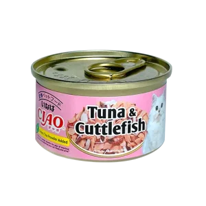 เชา ปลาทูน่าเนื้อขาวและปลาหมึกในเยลลี่