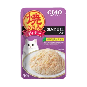 ไก่ย่างชิ้นย่อยในเยลลี่รสหอยเชลล์