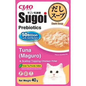 เชา สุโก้ย ดาชิ ซุป เพาช์เนื้อสันในไก่กับหอยเชลล์ พลัส พรีไบโอติกส์
