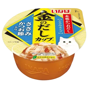 เนื้อสันในไก่ในน้ำเกรวี่หน้าปลาโอแห้ง