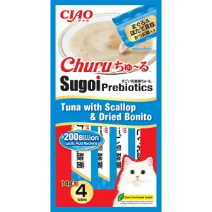 เชา สุโก้ย ชูหรุ ปลาทูน่ากับหอยเชลล์และปลาโอแห้ง พลัส พรีไบโอติกส์