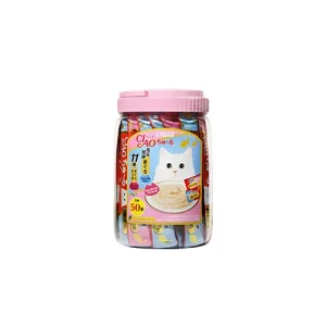 เชา ชูหรุ ทูน่าผสมคอลลาเจน และทูน่าผสมไฟเบอร์รวมรสชาติ กระปุก 50 ชิ้น